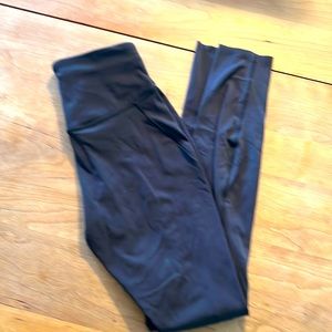 Lululemon Black Fast and Free high rise tight. 28 length. Sz 4 but fits like a 2